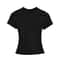 Sexy Slim Fit Casual TShirt For Women Trendy Solid Color ShortSleeve Fashion Top 6
