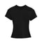 Sexy Slim Fit Casual TShirt For Women Trendy Solid Color ShortSleeve Fashion Top 6