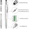 Multifunction Ballpoint Pen with Ruler, Screwdriver, Stylus, and Spirit Level