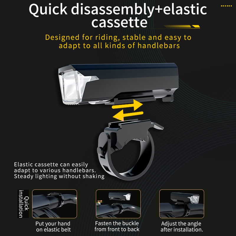 Lumen USB Rechargeable Bicycle Headlight with Power Bank