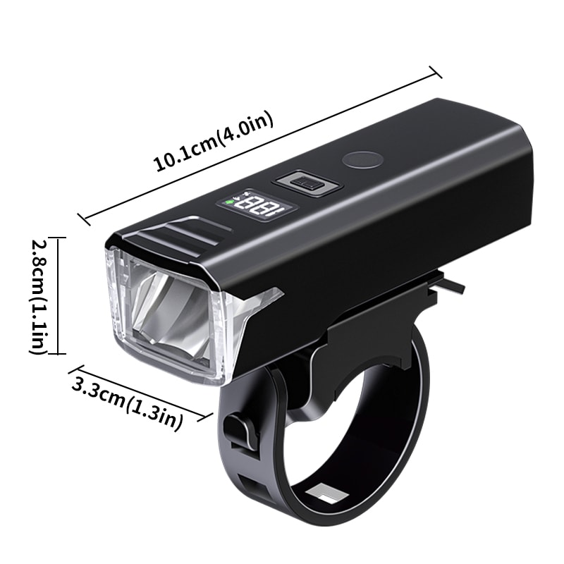 Lumen USB Rechargeable Bicycle Headlight with Power Bank