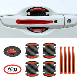 reflective car door handle protector anti-scratch paint surface sticker for car accessories