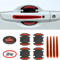 Reflective Car Door Handle Protector AntiScratch Paint Surface Sticker For Car Accessories 0
