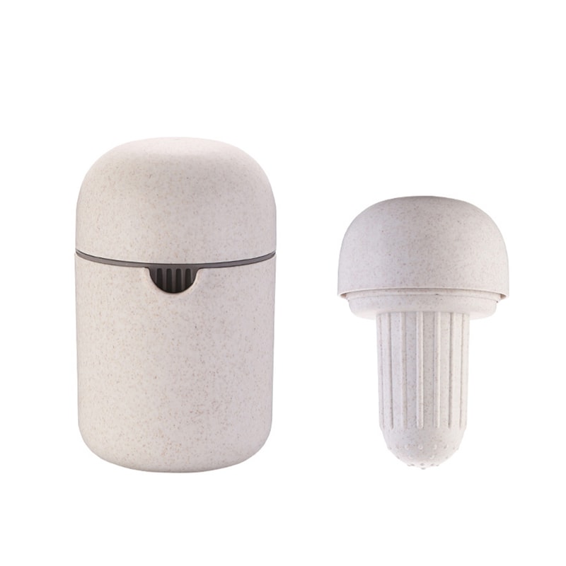 Premium Mini Citrus Juicer Manual Press For Fresh Lemon Lime Juice NonSlip Reamer With Rotary Lid 5