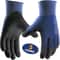 UltraThin PU Coated Work Gloves For Excellent Grip Nylon Shell Black Polyurethane Coated Safety Glo 0