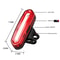 USB Rechargeable Cycling Tail Light LED Mountain Bike Rear Warning Light 5