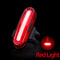 USB Rechargeable Cycling Tail Light LED Mountain Bike Rear Warning Light 6