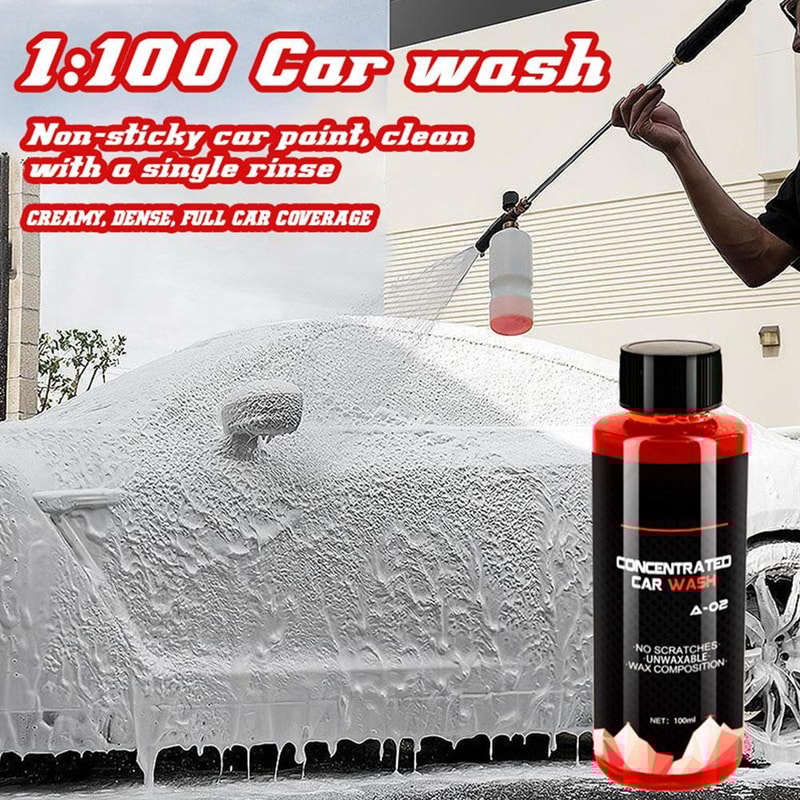 High Concentration Super Foam Car Wash Liquid Auto Cleaning Solution 0