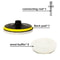 Wool Car Polishing Pad Set For Polisher Machine Auto Paint Care Buffing Waxing Pads 2