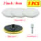 Wool Car Polishing Pad Set For Polisher Machine Auto Paint Care Buffing Waxing Pads 6