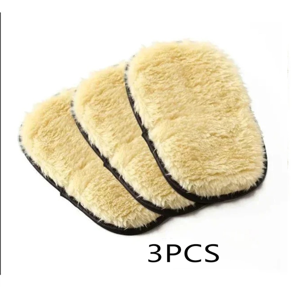 Car Washing Imitation Wool Gloves Thickened Plush Waxing Polishing Gloves For Car Cleaning Detail 8