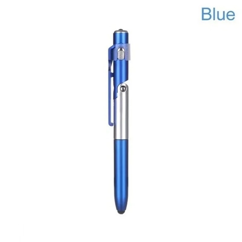 Multifunction Ballpoint Pen with LED Light & Phone Holder for Students and Professionals
