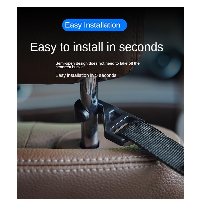 Car Back Seat Hook Multifunctional Rear Seat Headrest Hook Umbrella Holder Storage Hook 5