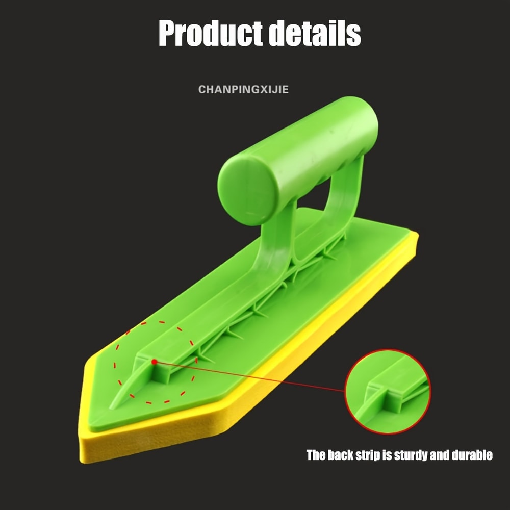 Sponge Foam Float Trowel for Grout, Stucco, and Tile Seam Scraping Multi-Function Beauty Tool.