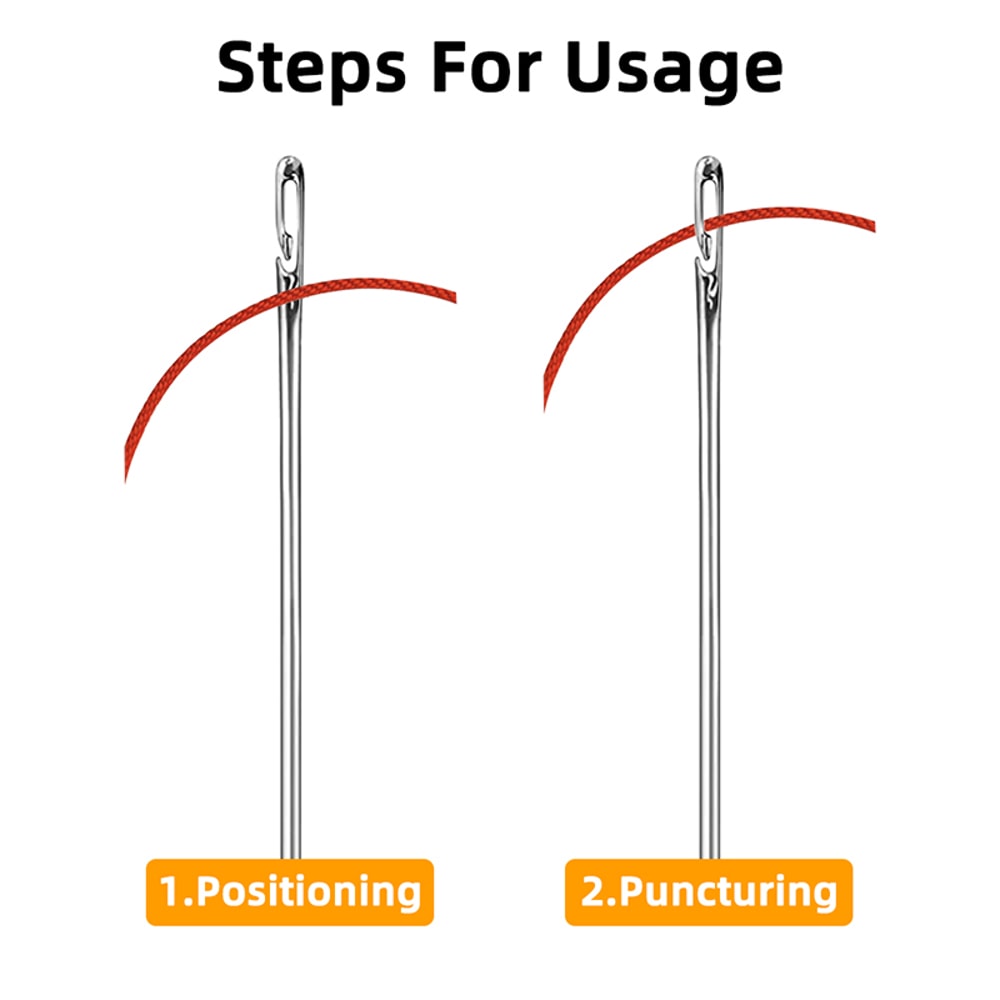 Stainless Steel Blind Needles For Easy Threading Sewing Needles For Elderly And DIY 2