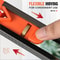 Profile Scribing Ruler Contour Gauge with Lock Precise Woodworking Edge & Corner Measuring Tool