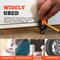 Profile Scribing Ruler Contour Gauge with Lock Precise Woodworking Edge & Corner Measuring Tool