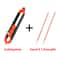 Profile Scribing Ruler Contour Gauge with Lock Precise Woodworking Edge & Corner Measuring Tool