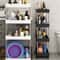 Rolling Utility Cart Movable Gap Storage Rack for Kitchen, Bathroom & Living Room