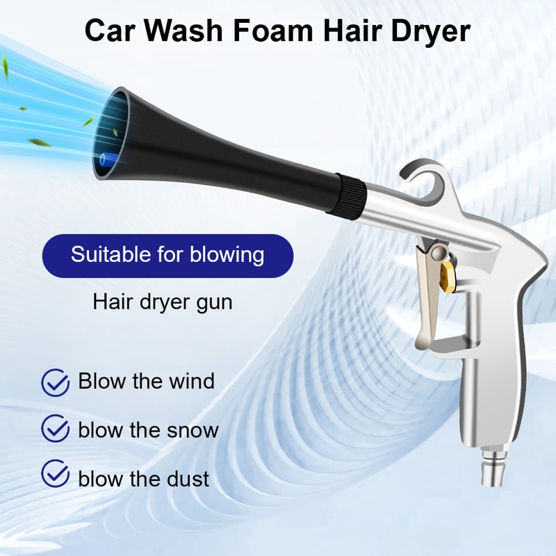 HighPressure Air Blow Car Wash Gun For Interior Detailing Dry Cleaning 1