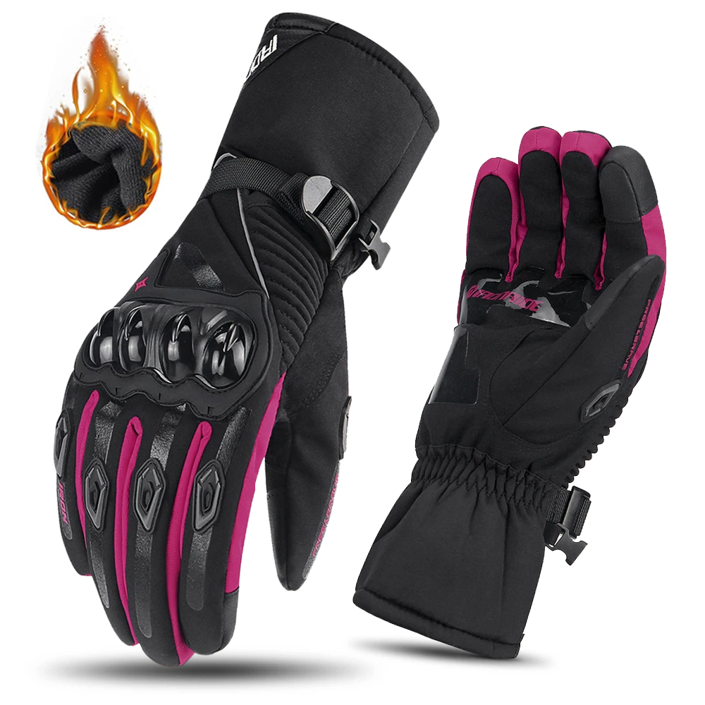 Winter Motorcycle Gloves Waterproof Windproof Touchscreen Riding Gloves For Men 9
