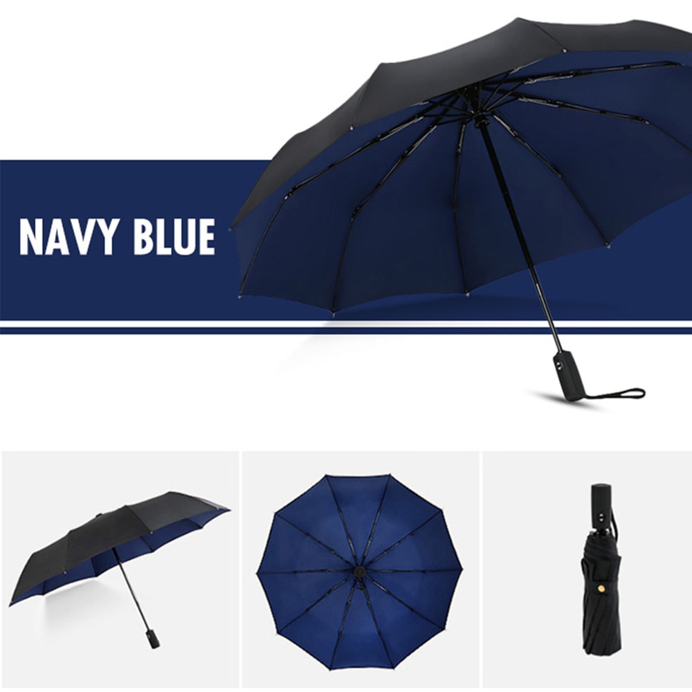Windproof Double Layer Automatic Umbrella Durable, Self-Opening & Resistant