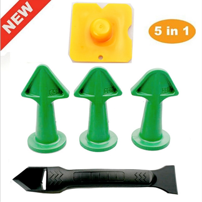 Caulking Nozzle Applicator Tool Kit For Silicone Grout Removal 7
