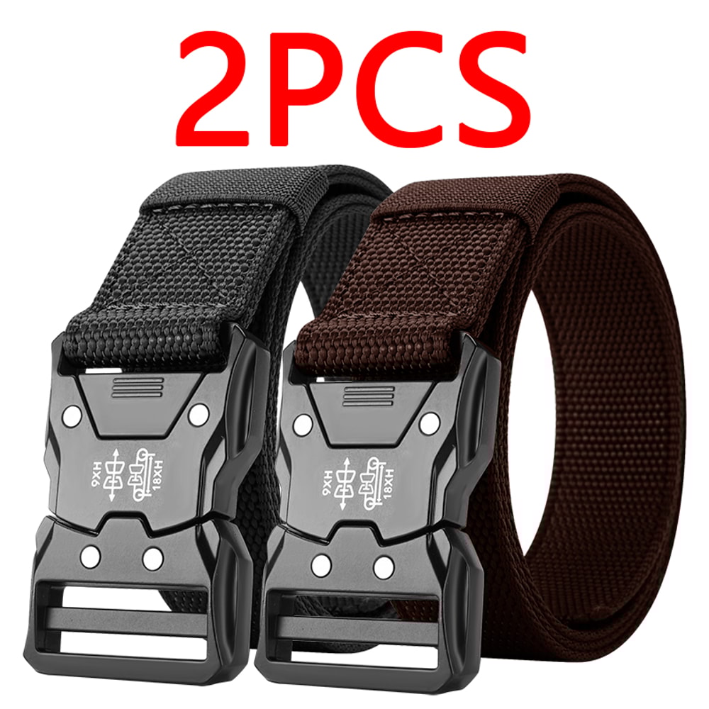 Tactical Waist Belt With Automatic Buckle Durable Unisex Accessory For Outdoor Adventures 8