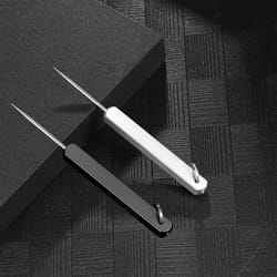 portable titanium toothpick holder for outdoor use metal pocket toothpick for camping & travel