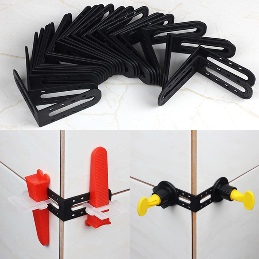 Tile Leveling System Clips Male Angle Spacers For Floor And Wall Tile Adjusting 0