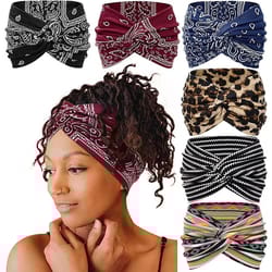 wide headband for women extra large turban yoga & workout hairband, thick fashion hair accessories