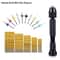 Mini Pin Vise Hand Drill Set for DIY Jewelry, Craft, and Resin Work Precision Rotary Tool for Carving and Plastic Dril