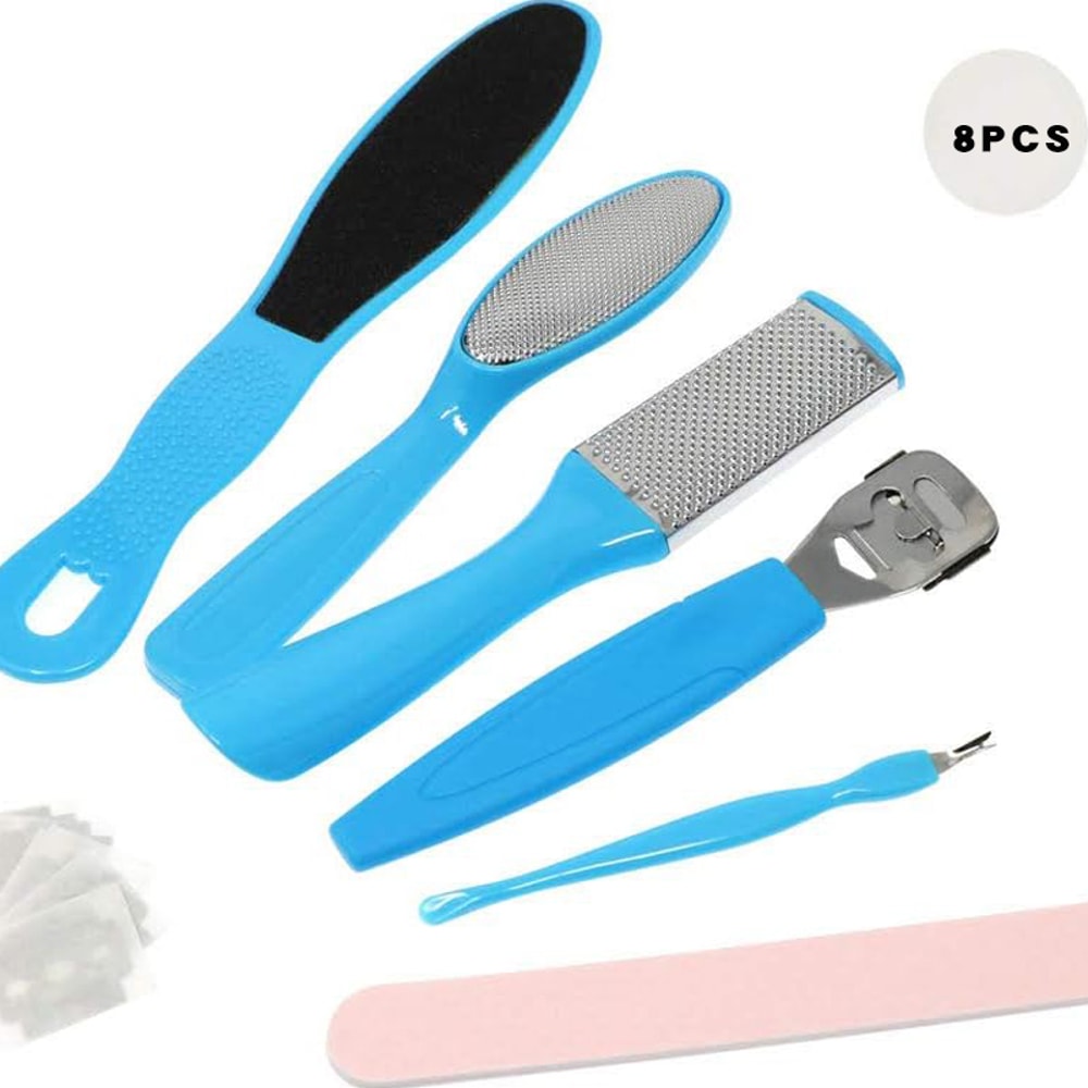 Foot Care Set Octopus Fish Eye Exfoliating Heel Sharpener Heel Cracking Cramping Removal Files And 6