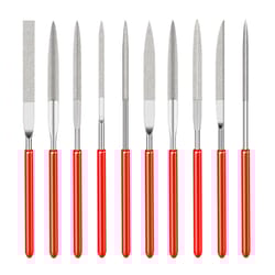 mini diamond needle file set for stone, glass, metal carving, and crafting