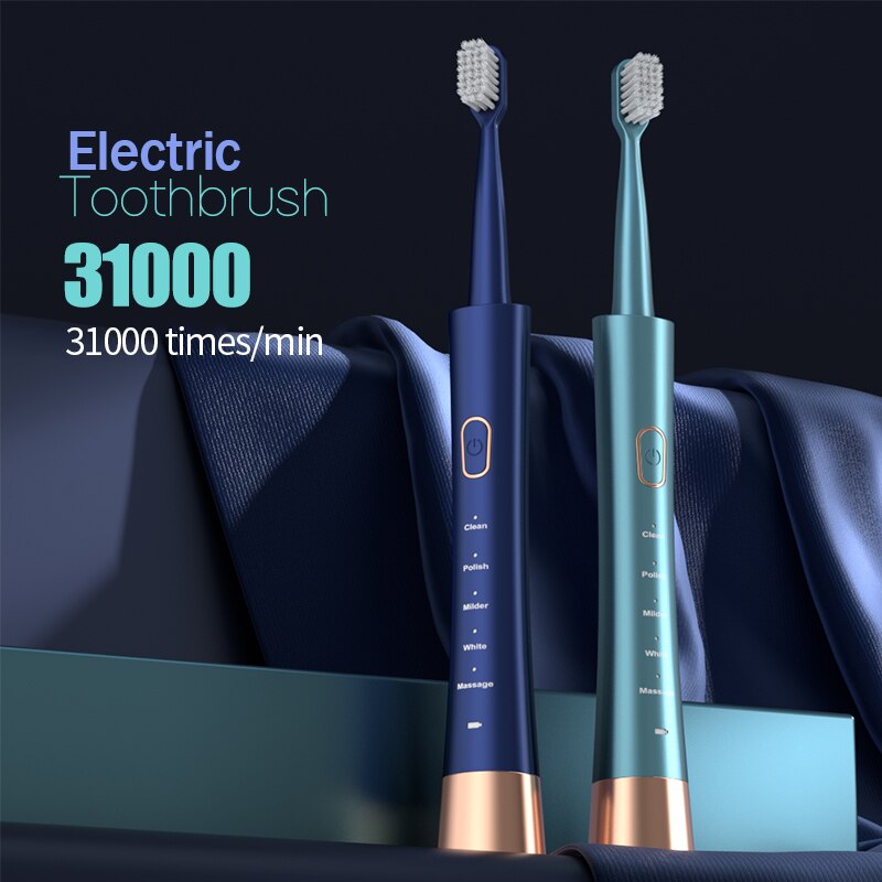Electric Toothbrush With Gear Mode TypeC Charging For Men Women 0