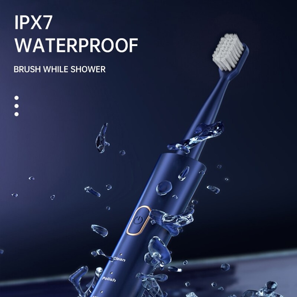 Electric Toothbrush With Gear Mode TypeC Charging For Men Women 2