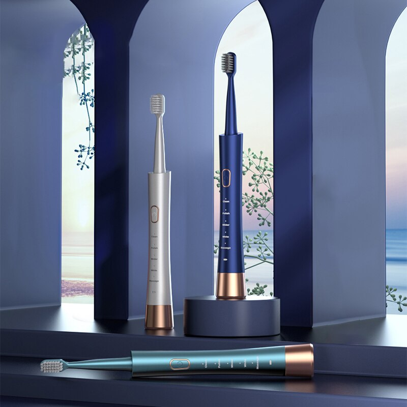 Electric Toothbrush With Gear Mode TypeC Charging For Men Women 4