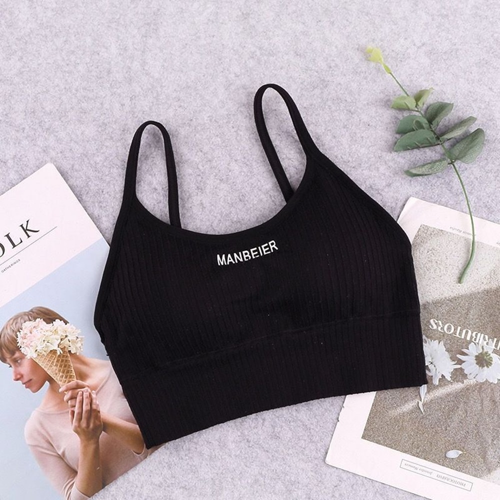 Soft Cotton Sports Bra For Women Comfortable Gym Crop Top For AllDay Wear 1