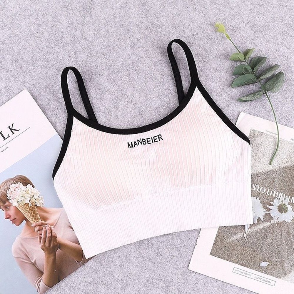 Soft Cotton Sports Bra For Women Comfortable Gym Crop Top For AllDay Wear 4