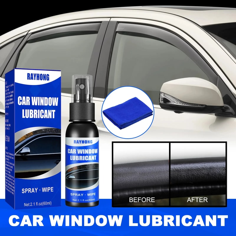 Window Lubricant For Car Rubber Strip Softening Maintenance Noise Elimination 5