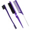 Professional Hair Styling Comb Set for Wigs Includes Mouse Tail Comb, Edge Brush, and Triple Tear Hair Brush