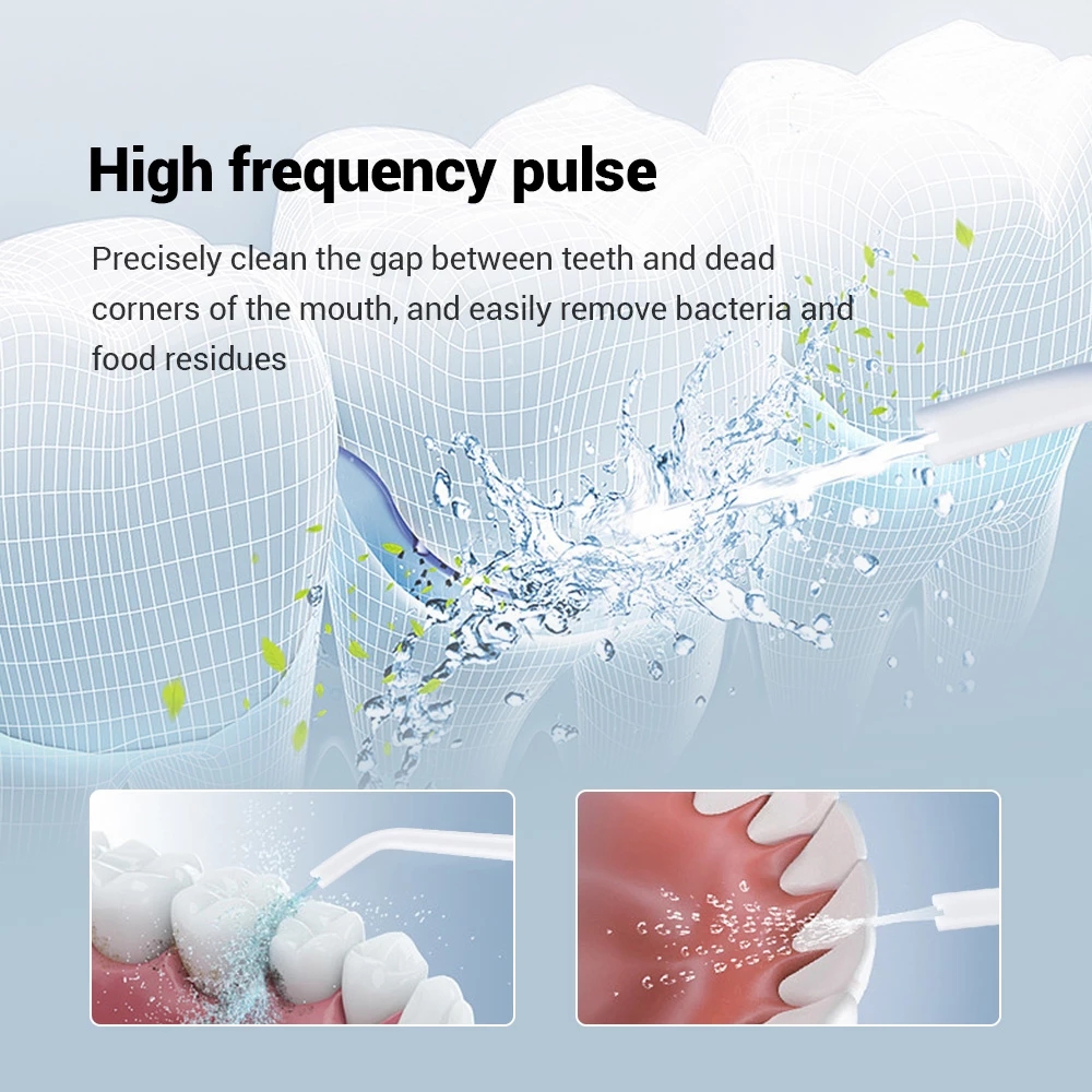 Portable Oral Irrigator Water Flosser USB Rechargeable Dental Whitening Care For Gums Teeth 1