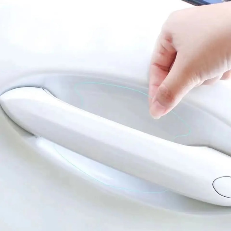 Car Door Bowl Antiscratch Stickers Clear Protection Film For Door Handles 0