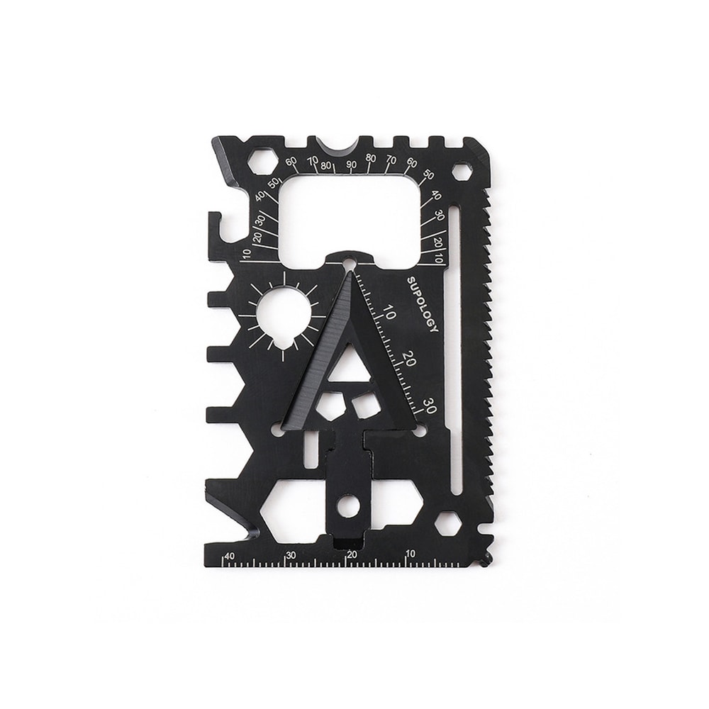 Multi-Functional Survival Card Knife Compact Outdoor Gear for Emergency Preparedness