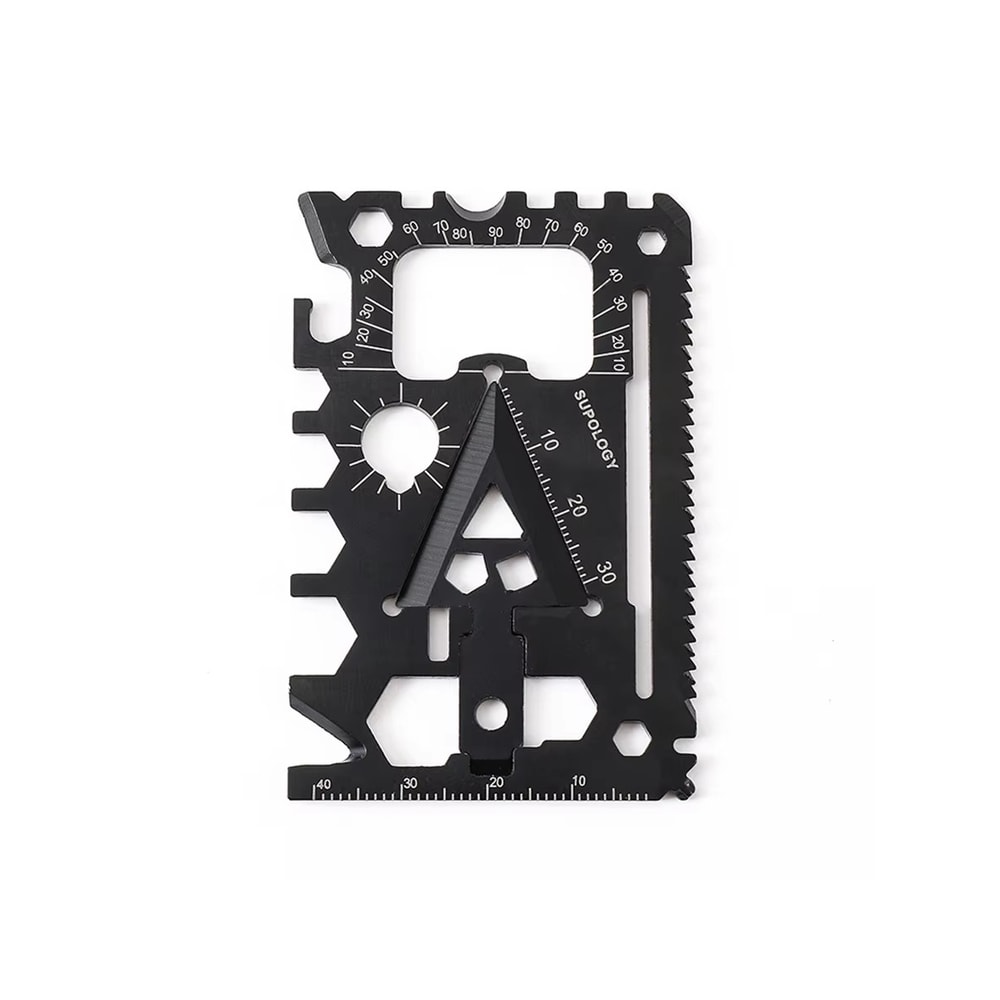 Multi-Functional Survival Card Knife Compact Outdoor Gear for Emergency Preparedness