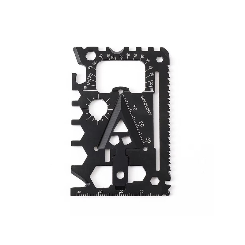 Multi-Functional Survival Card Knife Compact Outdoor Gear for Emergency Preparedness