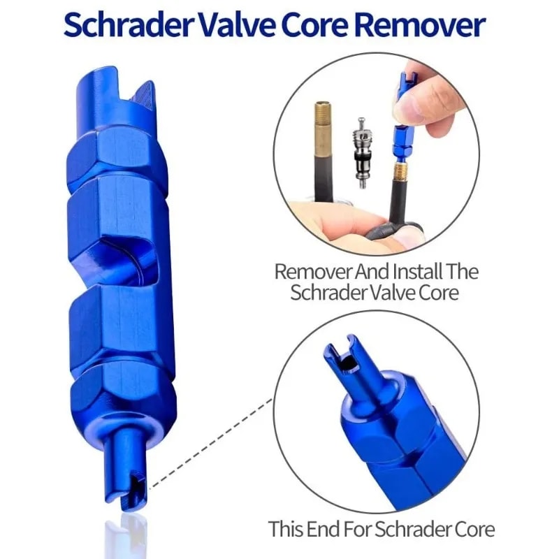Valve Core Remover Tool For Bike Car Presta Schrader Compatible 2