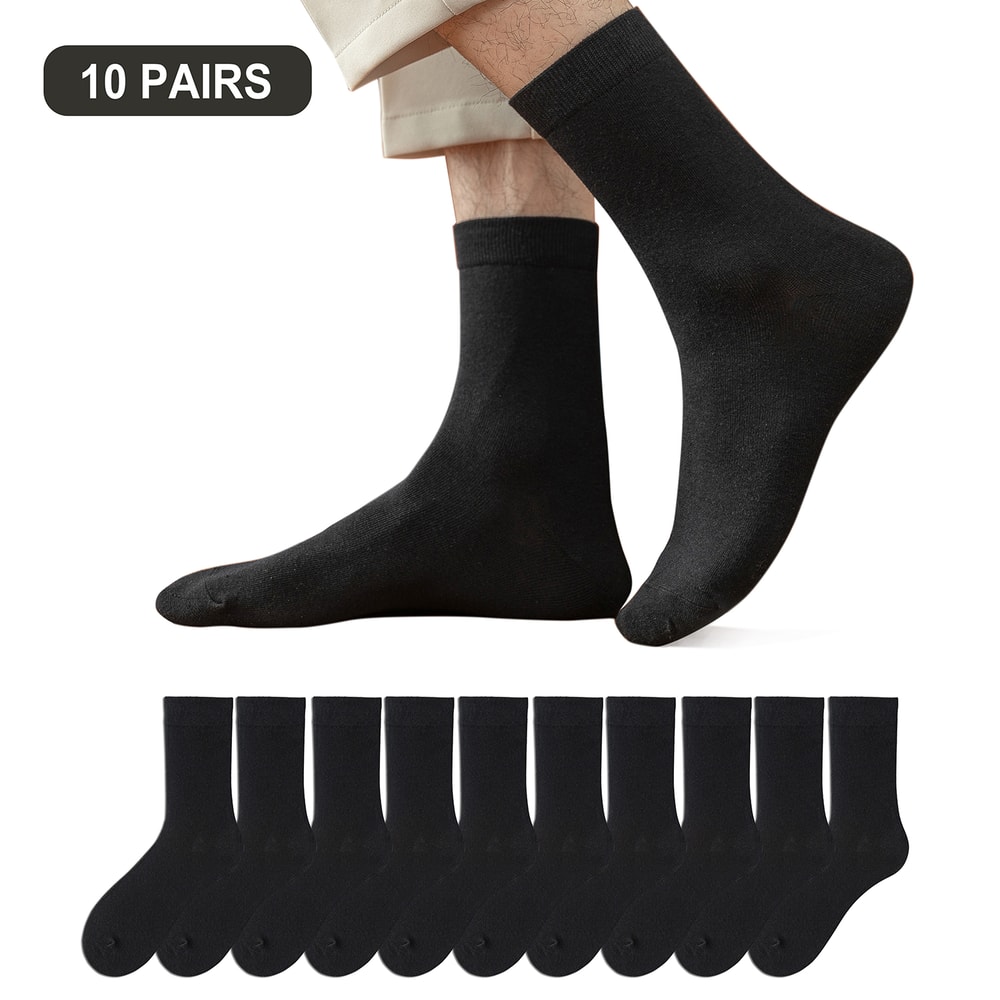 Breathable Cotton Business Socks Soft & Comfortable for Fall & Spring