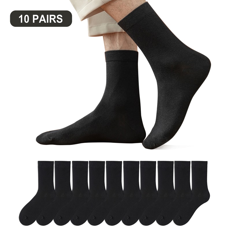 Breathable Cotton Business Socks Soft & Comfortable for Fall & Spring