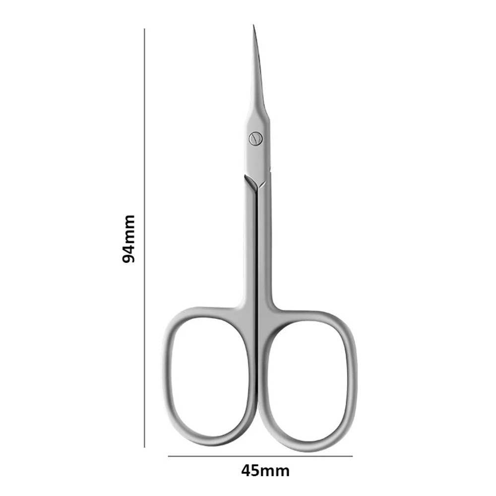 Curved Tip Cuticle Scissors Precision Nail Clippers For Manicure Eyebrow Care 1